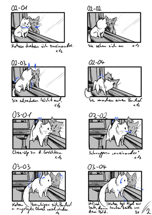 cat storyboard 2/3
